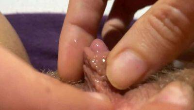 Cutieblonde Huge Clit Jerking & Squirting Orgasm Closeup - Tight Pink Pussy - porntry.com