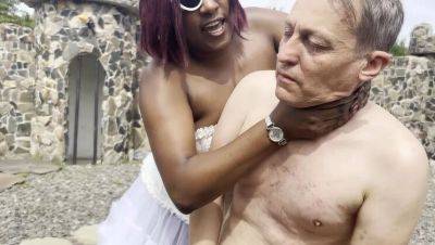 Mistress Zeida Ballbusting Slave - Extreme CBT & Humiliation Outdoor Fuck - porntry.com - Hungary - Romania - Belgium