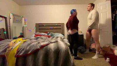 Christmas MILF Gets Lucky with Big Cock - Creampie & Squirt - veryfreeporn.com
