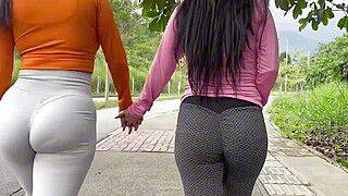 My stepsister and I tried a big cock in our ass! - ah-me.com