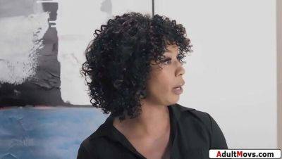 Misty Stone - Daya Knight - Ebony MILF Misty Stone fucks black stepsiblings Daya Knight - stepmom threesome taboo - veryfreeporn.com