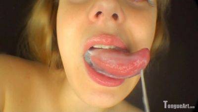 Alice - Alice Deep Tongue Action - Spit & Mouth Fetish Fun Pt 2 - xxxfiles.com