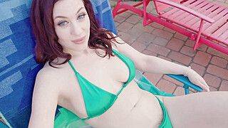 Jessica Ryan - Ryan - Anthony Pierce - Milf deepthroating poolboys big cock - ah-me.com