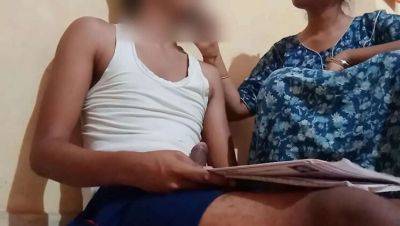 Hot Indian Stepmom Helps with Studying - Hindi Dirty Talk & Hardcore Fuck - xxxfiles.com - India