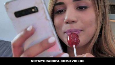 Alita Lee Gets a Rough Lesson - Teen with Nice Tits Fucked Hard - porntry.com