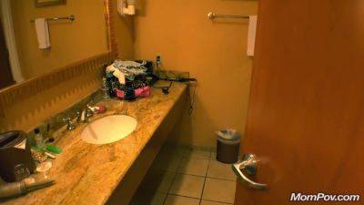Latina Hot In Josephena - Hot Latina Milf Gets A Bathroom Quickie - hotmovs.com
