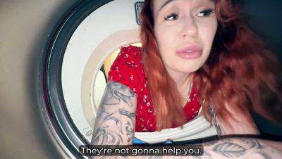 Stepmom Stuck in Washer Gets Fucked Hard by Step Son - Hot Creampie Finish - xxxfiles.com