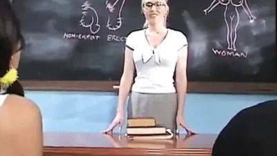 Mr Pete - Teacher Threesome Anal with Teen Student and Big Tits Tutor - xxxfiles.com