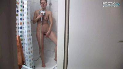 Father watches stepdaughter shower - teen with big natural tits gets fingered - veryfreeporn.com