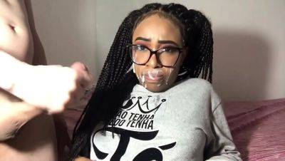 Bruna Black caught masturbating in bathroom - takes two huge facial cumshots - porntry.com
