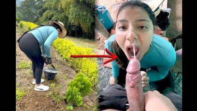 Young Farmer Woman Paid To Milk My Cock - Amateur Blowjob & Cumshot In Mouth - porntry.com - India - Colombia