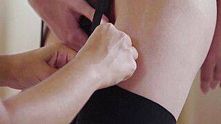 Ginebra Bellucci - Ewe Sweet - Strapon initiation for Ginebra Bellucci and Eve Sweet - ah-me.com