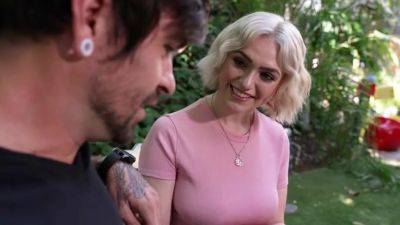 Gracie Gates - Busty rich girl Gracie Gates hooks up with a bad boy while parents are out - hotmovs.com - Usa