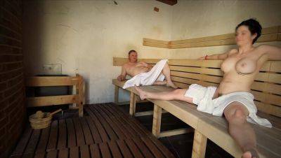 Hot MILF Dada Deville Squirts in Public Sauna - Fast Risky Fuck & Blowjob - veryfreeporn.com