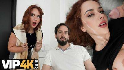 Charlie Dean - Hot Redhead Slut Fucks Stranger with Big White Cock - POV HD Sex - veryfreeporn.com