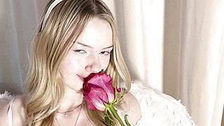 Sexy lustful angel fucks in all holes and takes the first creampie in her pussy - ah-me.com