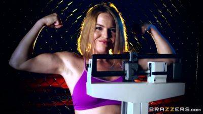 Rowdy Armbar Goes Too Far With Krissy Lynn, Mickey Mod - Brazzers - hotmovs.com