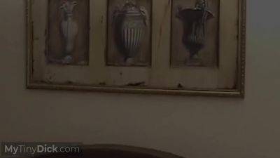 Sexy Teen 18+ Makes Her Small Dick Lover Explode All Over Her Face - hotmovs.com