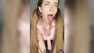 Adrianna Savu, a ultra-cutie with a secret orgy dildo. - ah-me.com