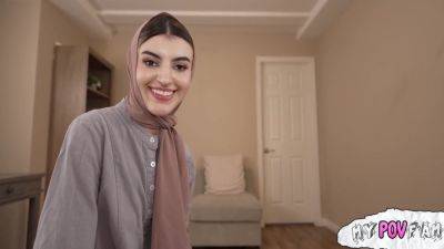 Peter King - Julia James And Peter King - Hijab Princess Learns How To Suck Dick - hotmovs.com