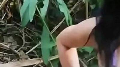 Sad Latina Teen Gets Blowjob From Neighbor In Forest - Estefani & Crisanto Amateur Public Sex - veryfreeporn.com