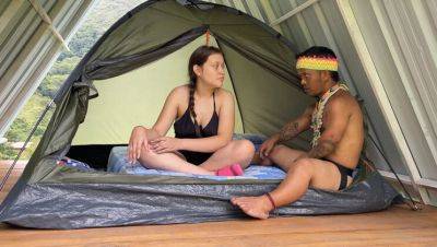 Indian teen finds horny Latina stepmom with huge ass in forest - amateur homemade fucking - porntry.com - India - Venezuela