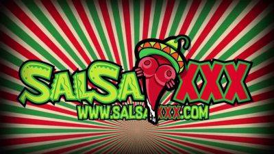 Curvy German MILF Emma Fox Loves Slurping Cock at SalsaXXX - hotmovs.com - Germany