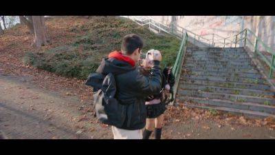 HUNT4K. Kawaii Japanese tourist with big boobs is sucking stranger's dick in the corner - hotmovs.com - Japan