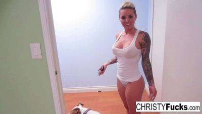 Christy Mack - Christy Mack gets fucked hard by Nick Manning - tattooed pornstar creampie and blowjob - xxxfiles.com