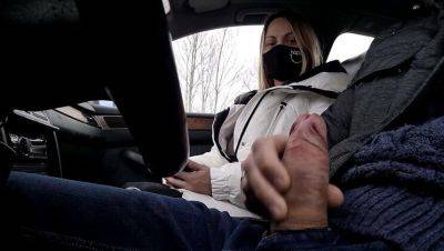 Amateur Blonde Surprised By Huge Cock Car Handjob & Public Flash - veryfreeporn.com