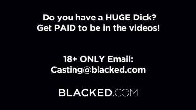 BLACKEDRAW Busty Blonde MILF loves to deepthroat huge BBC - porntry.com