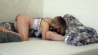 Quick morning sex with roommate Dada Deville - ah-me.com