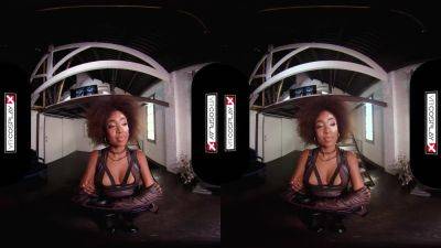 Virtual Reality - Ebony Babe Domino Testing Your Superpowers In Deadpool Xxx - hotmovs.com
