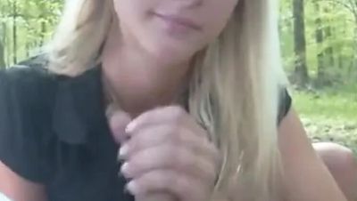 German Teen Blondehexe Caught Jerking Off Gets Wild Outdoor Fuck & Cum Swallow - veryfreeporn.com - Germany
