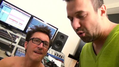Titus Steel - Conny Dachs - German MILF Conny Dachs pegs and rims Titus Steel's asshole in radio studio anal fuck - xxxfiles.com - Germany
