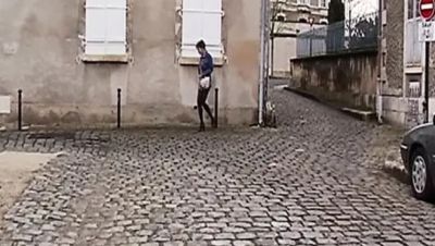 French amateur slut tied and fucked hard by horny domina with big strapon - porntry.com - France