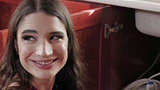 Brunette housekeeper ass fucked by boss - ah-me.com