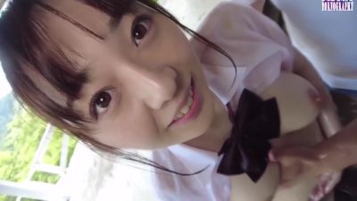 Rina Takase In Slick Outdoor Tease With A Pink Tipped F Cup Beauty Soaked In Oil - hclips.com - Japan