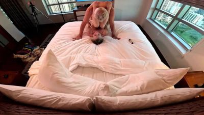 Amateur Petite European MILF Fucks Older Man in Gym & Hotel Bed - Hairy Snatch Missionary Breeding - veryfreeporn.com - Britain