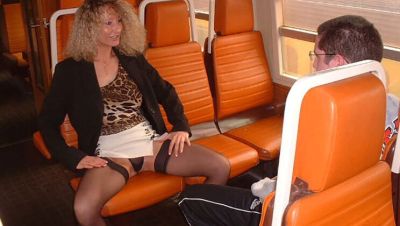 Amateur French MILF Takes Virgin's Anal on Public Train - Hardcore Outdoor Sex - veryfreeporn.com - France