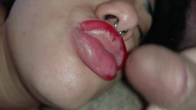 Creampie On The Sluts Big Lips, She Waits Eagerly For Hot Milk - desi-porntube.com - India