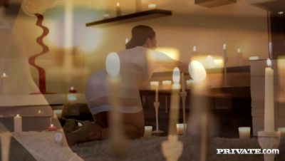 Billie Star - Billie Gets Laid by Two Men at the Same Time in a Candle Lit Room - veryfreeporn.com
