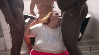 SSBBW Julie Ginger Rough Face Fuck BBC Blowbang Gangbang - xxxfiles.com