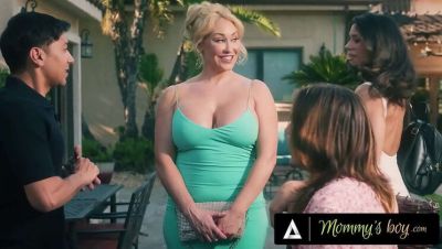 Ryan Keely - Penny Barber - Riding Dick - Squirting Orgasm - StepMom Penny Barber Caught Fucking Stepson With Friend - Big Tit MILF Joins Group Sex & Squirts - porntry.com