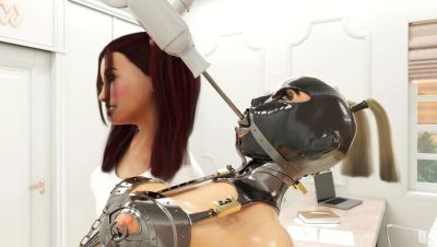 Cute Teen Dentist Bondage: 3D BDSM Fetish with Latex & Metal - porntry.com - Hungary