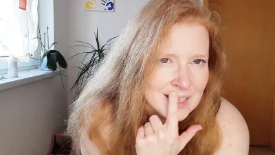 Amateur Redhead in Lingerie Jerks Off with Me - Cum on My Face Climax - xxxfiles.com - Germany