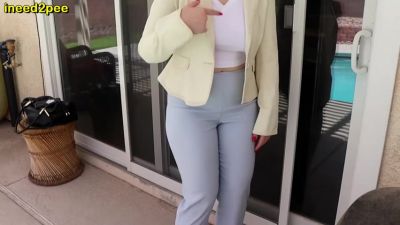 Anastasia Rose - INEED2PEE IPOD Anastasia Rose lockedout wetting office outfit - Ineed2pee Ineedamommy - hclips.com