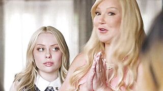 Laura Bentley - Haley Spades - Lesbian stepmom invites teen to a 4some - ah-me.com