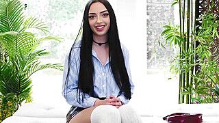Scarlett - POV fucking PAWG goth newbie hottie on casting - ah-me.com