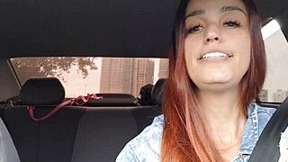 Slutty app driver caught passenger masturbating from behind and fucked him without a condom! - ah-me.com